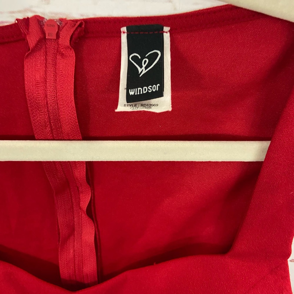 Windsor Red Mini Dress - Picture 4 of 5